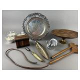 Plated Serving Plate, Japan Puzzle Box & More