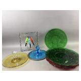 Vtg Serving Plates