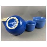 Vintage Four Oxford Stoneware Mixing Bowls