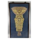Framed Chinese Embroidered Textile Panel