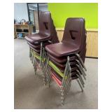 Lot of 13 Virco Chairs