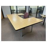 U Shaped Learning Desk w/ Chair