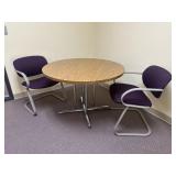 41.5" Round Table and 2 Chairs