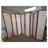 Pair of Modern Asian Style Folding Screens
