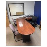 Executive L Shaped Office Desk & Chairs