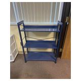 Blue Metal Shelf