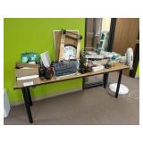 Office Supplies and Table