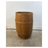 Antique Rustic Wooden Barrel