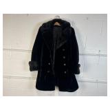 Vintage Borgazia Black Faux Fur Coat