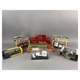 Vtg Diecast Fire Engine, Police Inceptor & More