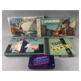 Hangman, Cargoes, & More Vtg Family Games