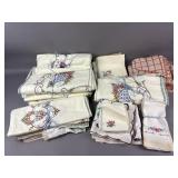 Vintage Tablecloths, Pillow Cases & More