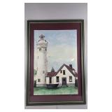 Signed Sherry Holland Fort Gratiot Lighthouse