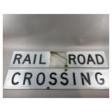 Vintage Railroad Crossing Signs