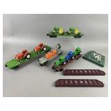 Lionel Spot Light Car, John Deere Trailers & More