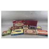 Vintage Board Games- Scrabble, Rack-O, & More