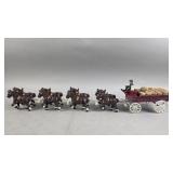Cast Iron Horse Drawn Beer Cart