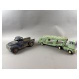Vintage Tonka Pick Up Truck & Car Hauler