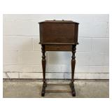 Antique Edwardian Style Wooden Standing Cabinet