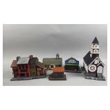 Ceramic Buildings for Train Set