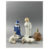 Vtg Royal Doulton "Darling" Figurine & More