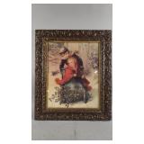 Framed Yule Tide in Canada or Yule Ride