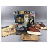 Vtg Look & Life Magazines 1963-64 Including JFK