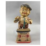 Vtg Charley Weaver Battery Operated Bartender Toy