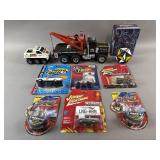 Vintage Diecast Cars, Toy Tow Truck & More