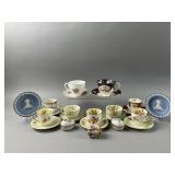 Vtg Bone China Teacups, Wedgwood Plates & More
