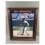 Framed/Signed Mike Greenwell Poster