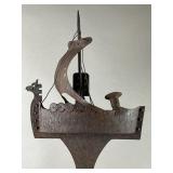Brutalist Sculpted Ashtray Jugenstil By H. Berger