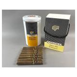 Vintage Cohiba Cigar Jar & Indiana Tobacco Cigars