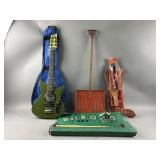 Vintage Toys, Picnic Set, Guitar & More