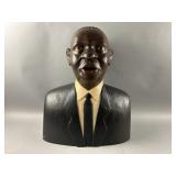 Vintage Wooden Bust of Dr. Martin Luther King Jr.