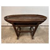 Antique Chinese Rocking Cradle Basket