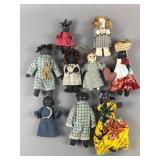 Antique Black Americana Rag Dolls & More