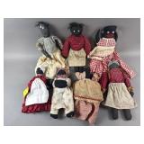 Vintage Black Americana Rag Dolls