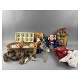 Collection Of Vtg Christmas Decor
