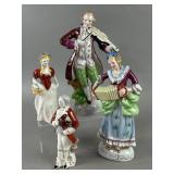 Occupied Japan Porcelain Colonial Figurines