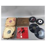 Vtg Vinyl Records - 45ï¿½s, 78ï¿½s, Bing Crosby & More