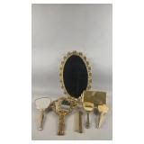 Ornate Italian Wall Mirror, Perfume, Vanity & More