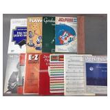 Vtg Sheet Music Books - Piano, Harmonica & More