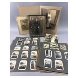 Vtg Family Photographs Including a Frame Portrait