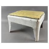 Vintage Metal Bench/Footstool
