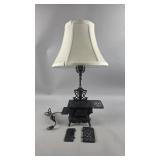 Crescent Cast Iron Stove Top Lamp
