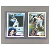 1983 Ryne Sandberg & Tony Gwynn Topps Cards