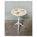 Decorative Pedestal Side Table