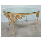 Victorian Glass-Top Table