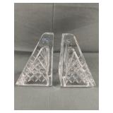 I.G. Durand Crystal Bookends